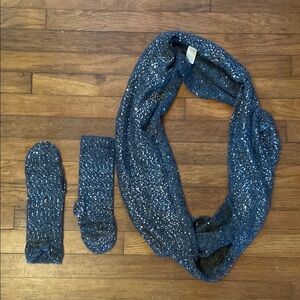 Kate Spade Sequined Scarf and Glove Set
